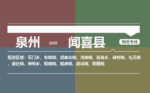 深圳至闻喜县物流专线 深圳至闻喜县物流公司