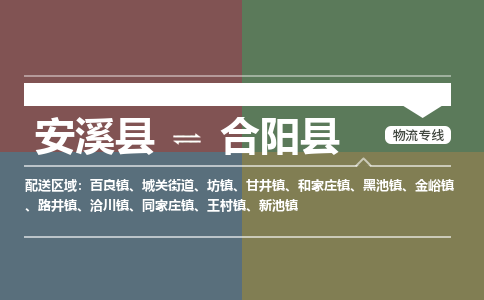 安溪至合阳物流专线报价及注意事项