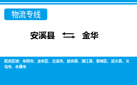 安溪到金华物流专线，天天发车