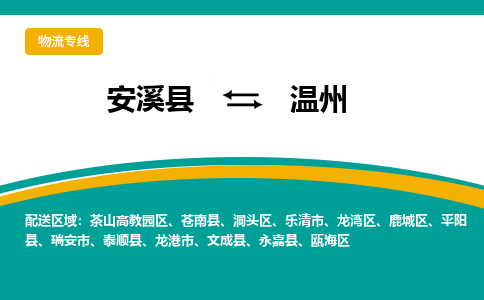 安溪到温州物流专线，天天发车