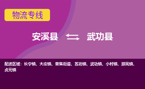 安溪至武功物流专线报价及注意事项