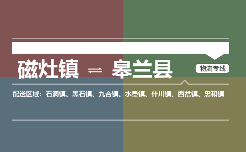 磁灶至皋兰物流专线报价及注意事项