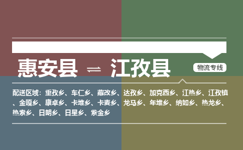 惠安至江孜物流专线报价及注意事项